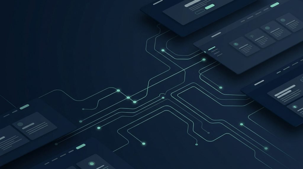 Smartnetxperts website interface for digital transformation solutions